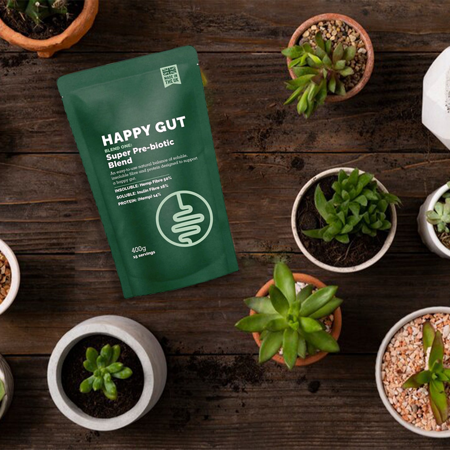 Happy Gut – Super Pre-Biotic Blend Powder