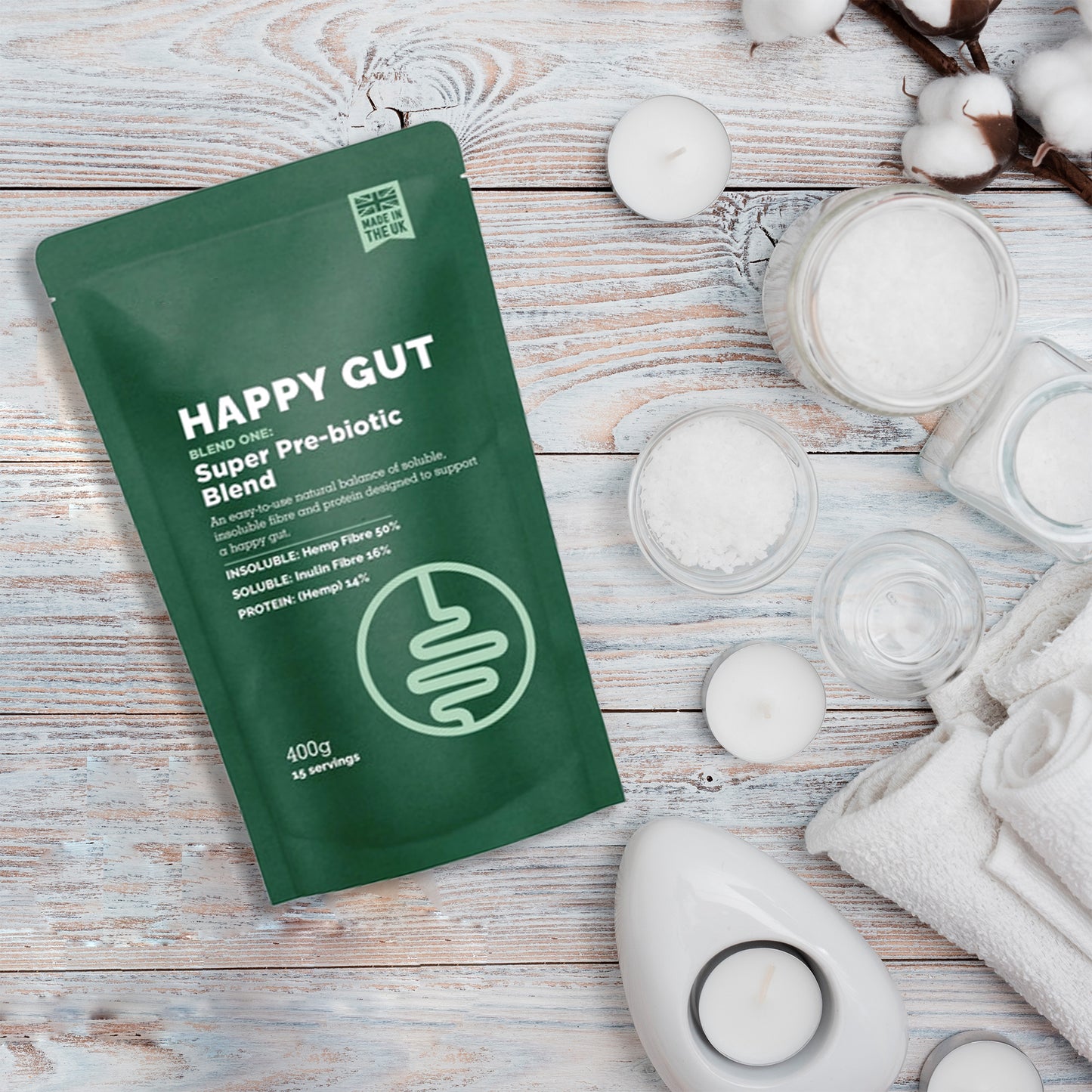 Happy Gut – Super Pre-Biotic Blend Powder