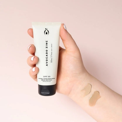 SPF 50 Tinted Moisturiser – Medium-Dark